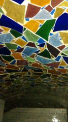 Roof detail of tunnel between Marine Court and Sun Lounge